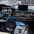 ICESPRING 3.0 3.0 -(3 1 USB Male to USB Female AUX Flush Mount Car Mount Extension Cable for Car Truck Boat Motorcycle