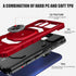 Ailiber Cricket Debut Case, AT&T Calypso 2(U319AA) with Screen Protector, Ring Kickstand for Magnetic Car Mount (Red)