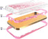 Asuwish iPhone 13 Mini Case - 5.4" Bling Liquid Glitter, Clear Hybrid, Military Grade Protection, Pink, with Screen