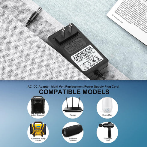 16V 2A AC DC Power Supply Adapter for Altec Lansing IMW888 IMW888s IMW645 IMW778 IMT804N Wireless Bluetooth Speaker