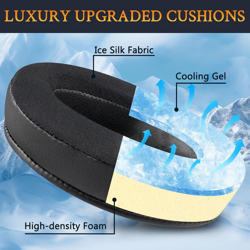SOULWIT Earpads Cushions Replacement for Sony WH-XB910 XB910N Extra Bass Noise Cancelling Headphones, Ear Pads with