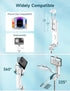 SelfieShow 44 Inch 360 15/14/13/12/11 Stable Selfie Stick Tripod with Fill Light, Extendable Selfie Stick with Wireless