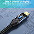 USB C to USB C Data Cable 3.3FT, 100W Fast Charging PD USB 3.1 Gen 2, 4K 60Hz Video Display E-Marker Chip Cord