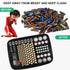 ENSOBO Battery Storage Organizer, Hard Case Holds 148 Types of Batteries (AA AAA C D 9V), Waterproof Fireproof