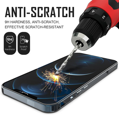 2 in 1 Screen Protectors with Easy Installation for iPhone 14 Pro Max