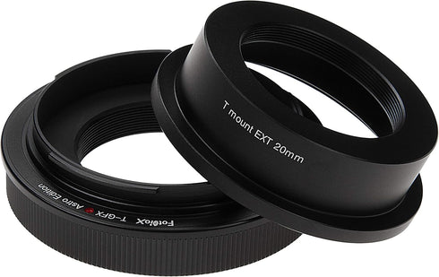 Fotodiox Astro Edition Lens Adapter - T-Mount (T/T-2) Screw Mount for Fujifilm G-Mount GFX Cameras for Astronomy