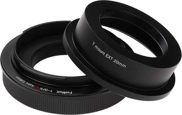 Fotodiox Astro Edition Lens Adapter - T-Mount (T/T-2) Screw Mount for Fujifilm G-Mount GFX Cameras for Astronomy