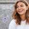 Wireless Earbuds for Small Ears Women Men, Purple Bluetooth Earbuds for Small Ear Canals, Mini Ear Buds Wireless Bluetooth Earphone for iPhone, Android Earbuds Wireless Bluetooth Mic