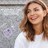 Wireless Earbuds for Small Ears Women Men, Purple Bluetooth Earbuds for Small Ear Canals, Mini Ear Buds Wireless Bluetooth Earphone for iPhone, Android Earbuds Wireless Bluetooth Mic