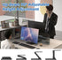 yeshine 75x75mm&100x100mm Adjustable Metal Folding Monitor Bracket for Touch Screen Desk Mount with VESA Hole All
