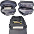 Backpack Large Sling Bag Laptop Cross Body Messenger Bag Shoulder Travel Rucksack (C- Black)