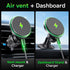 Qifutan 15W Magsafe Car Charger, Fast Charging Wireless Car Phone Holder for iPhone 15 14 13 12, Black