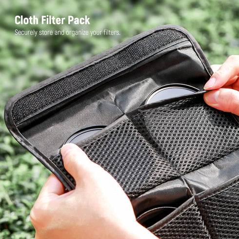 Neewer 82mm ND Lens Filter Kit: UV, CPL (Circular Polarising), FLD, ND2, ND4, ND8, Lens Hood and Lens Cap for Canon