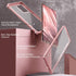 Dexnor for Galaxy Note 20 Ultra Case with Screen Protector, Clear Electroplated Metal 360 Full Body Rugged