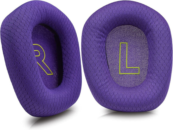 MOLGRIA Ear Pads Cushion, Replacement Fabric Earpads for Logitech G733 Wireless Gaming Headset, Purple