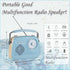 WENPZERAY 4 5W Portable AM FM Shortwave Vintage Radio Multifunctional Bluetooth Speaker Power Options Speaker TWS