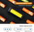 KIWIFOTOS 24 14pcs 10pcs Slots AA AAA Battery Case Holder with Battery Tester for AA & AAA Batteries Organizer