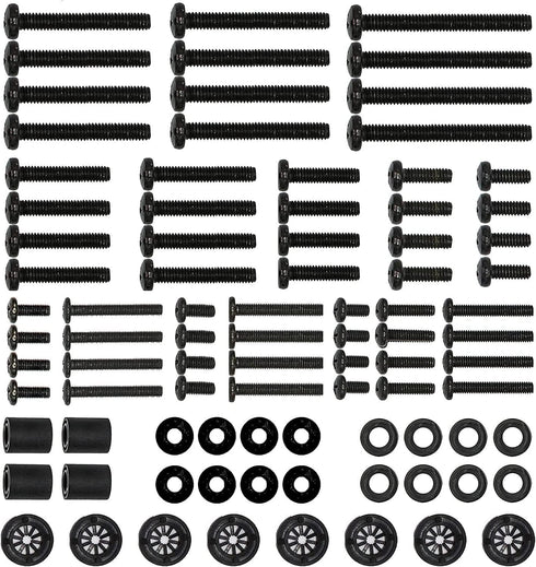 Suptek Universal TV Installation Hardware Kit with M4 M5 M6 M8 Screws and Spacers for TVs Up to 80"/204cm YF-UVSP