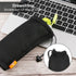 Haweel Pouch Carry Bag, Organizer for Smart Phones/Power Bank/USB Flash Drive/SD Cards and Other Accessories(Black)