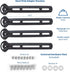 VIVO Steel VESA Mount Adapter Plate Brackets for LCD Screens Weighing 99 lbs, Conversion Kit for VESA up to 400x400mm, MOUNT-AD4X4