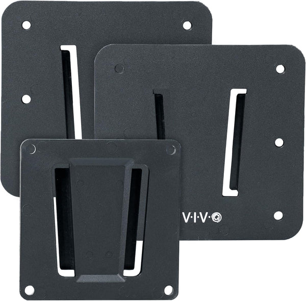 VIVO RV TV Mount Set for 43 inch Screens, Anti-Rust, 30 lbs Capacity, Includes 2 Wall Plates, 1 VESA Bracket, Black