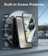 FNTCASE Galaxy S24 Plus Case: Rugged Military Grade, Shockproof, Drop Proof, with Kickstand & Built-in Screen Protector