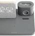 6 in 1 Fast Charging Station, 10W Wireless Charger with Alarm Clock and Night Light, Compatible with iPhone