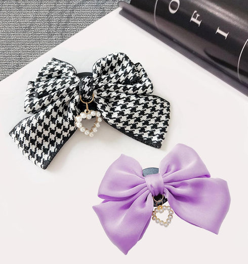 Miitoomo Cute Bow Phone Stands Fashion Cellphone Charm Grip Holder Universal Rotatable (Pink)