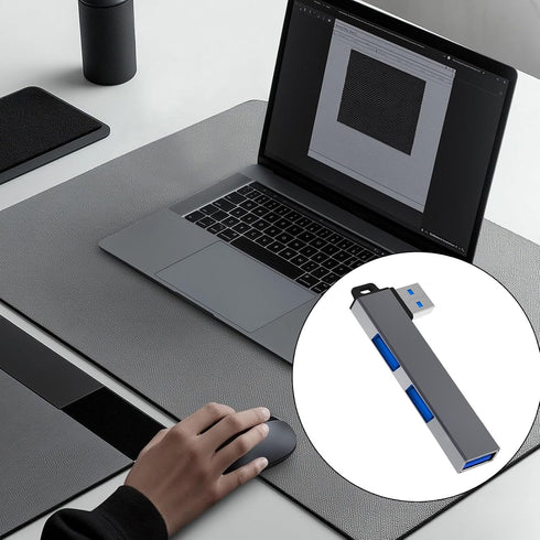 Tuygn USB3.0 1 USB3.0 2 USB2.0 Lightweight Hubs Adapter USB Splitter for Laptops PC with and Port Compactly
