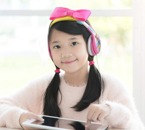 eKids TS-140BP Headphones for Kids Toy Story 4 Bo Peep, Adjustable Stereo Tangle-Free 3.5Mm Jack Wired Cord Over Ear