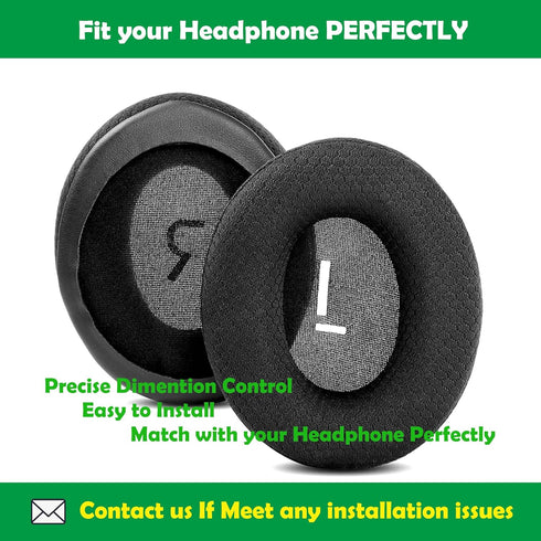 Breathable Replacement Earpads Cushions, Compatible with Cooler Master MH630 MH650 Gaming Headsets, Foam Ear Pads