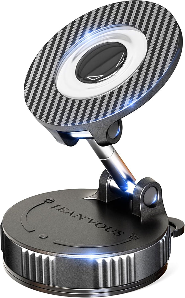 JEAN'VOUS Upgraded Magnetic Phone Holder for Car [70+ LBS Strongest Suction & 3000gf