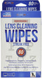 Lens Sunglasses Camera Cleaning Wipes, 80 Count, Black 6080