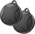 Encased Waterproof Airtag Case Compatible with Apple Airtag Keychain Holder, Black (2)