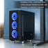 VIVO CART-PC01 Computer Mid-Tower Case, CPU Steel Rolling Stand, Adjustable Mobile Cart Holder with Locking Caster