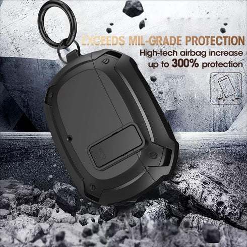 Beats Studio Buds/Studio Buds+ Case Cover 2021/2023, GARTOO Protective Case with Lock Clip and Cleaning Kit, Compatible