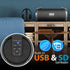 Pyle Wireless Portable Bluetooth Boombox Speaker, 100 Watt Rechargeable, Loud Stereo System
