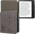 kwmobile Dandelion Love Grey Cover for Kobo Libra - Stylish eReader Case