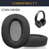 SOULWIT Cooling Gel Replacement Earpads for Sony WH-H910N H910 h.Ear on 3 Wireless Noise-Canceling Headphones, Ear Pads Cushions with Noise Isolation Foam - Black
