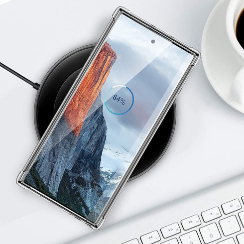 Salawat Galaxy Note 10+ Clear Gradient Case - Slim, Scratch-Resistant, Shockproof TPU Bumper for 6.8inch