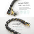 10-ft Cable Slinky, Soft and Flexible Rubber Spiral Cord Wrap, Black (2-ft x 5 pcs)