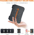 FlexSolar 10W Foldable Solar Chargers 5V USB Small Power Emergency Portable for Phones, Flashlights, Small Battery Packs