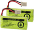 Cerepros 2-Pack BT183342 BT283342 Battery Packs for VTech Cordless Phone