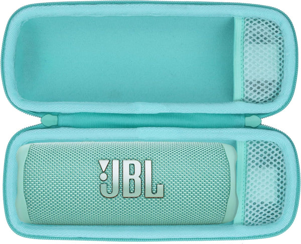 Hard Case Compatible with JBL Flip 6 5 4, Waterproof Portable Bluetooth Wireless Speaker (Teal Case)