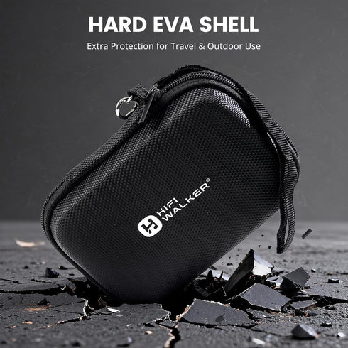 HIFI WALKER MP3 H2, H2 G7, Player Case Compatible with Touch and Portable Hard EVA Carrying Case for Earphones, USB