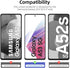 NEW'C 3 Pack Tempered Glass Screen Protector for Samsung Galaxy A53 5G - Case Friendly, Anti-Scratch, Bubble Free,