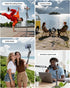 Fuloview 72" Phone Tripod, Tripod for iPhone with Wireless Remote Control, Portable Selfie Stick for iPhone, Live