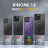 MOCCA Strong Magnetic iPhone 13 Case, Deep Purple Slim Shockproof, Compatible with MagSafe, Screen & Camera Protectors