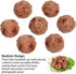 VOSCHOIX 16Pcs Realistic Artificial Meatballs, Simulated Beef Balls Beef Meatball Restaurant Prop PVC Realistic Food