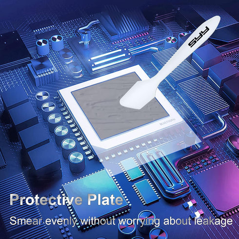 SYY Thermal Paste with Tool Kit, 3 Grams CPU Compound for IC/Processor/CPU/GPU/All Coolers, Easy to Apply